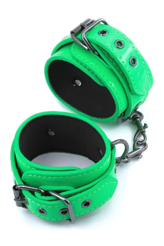 Поножі NS Novelties Electra Ankle Cuffs зелені