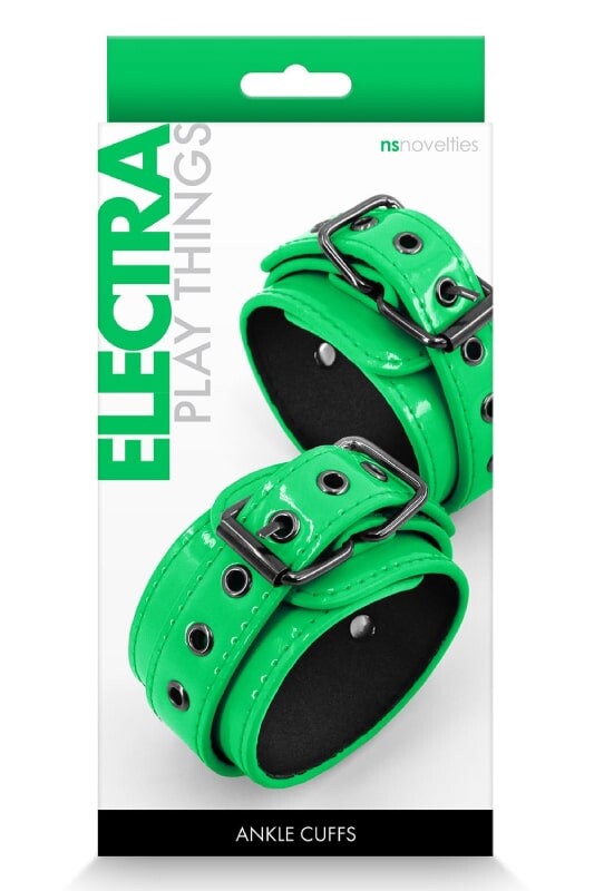 Поножі NS Novelties Electra Ankle Cuffs зелені - Изображение 1