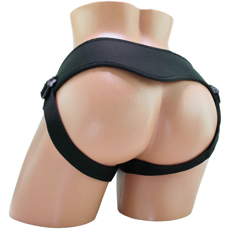 Страпон з вібруючим адаптером Smooth Vibrating Pleasure Set з дистанційним пультом, чорний, 16.5 х 3.8 см - Изображение 2