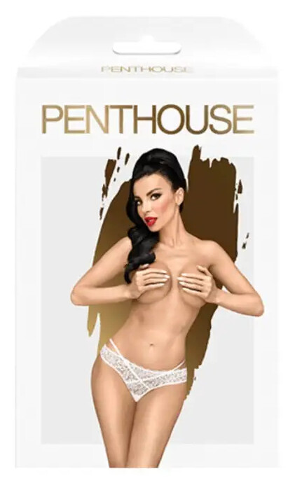 Еротичні трусики Penthouse Catch me, L/XL, мереживні, з декором ззаду - Зображення 2