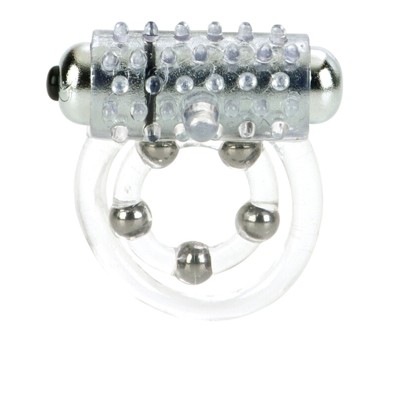 Ерекційне кільце з вібрацією California Exotics 4 Bead Maximus Ring - Изображение 1