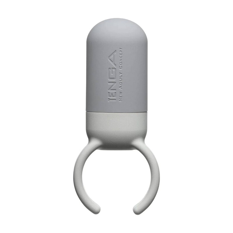 Кільце ерекційне для члена Tenga SVR One з вібрацією, сіре, 3.7 × 8.5 × 1.9 см