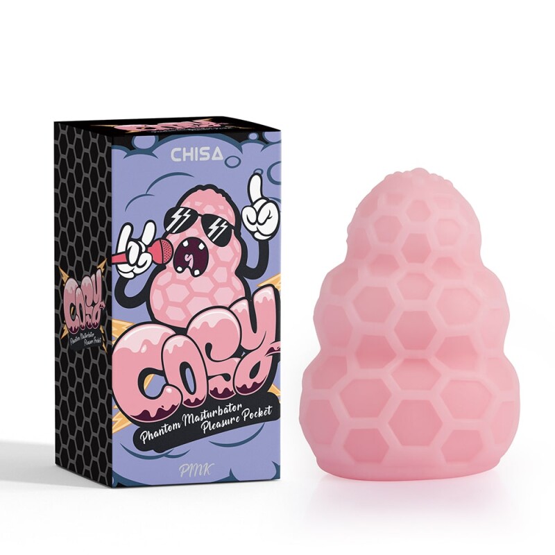 Мастурбатор нереалістичний Chisa COSY Phantom рельєфний, рожевий, 7.8 х 5.5 см