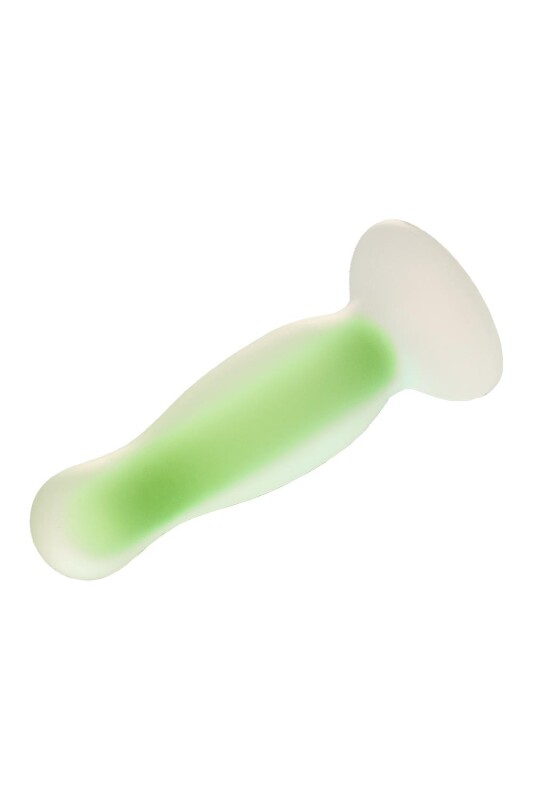 Анальна пробка, що світиться в темряві Dream Toys Radiant, S, зелена - Зображення 4