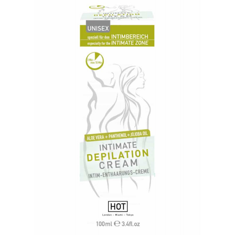 Крем для депіляції інтимної зони HOT Intimate Depilation Cream, 100 мл - Зображення 1