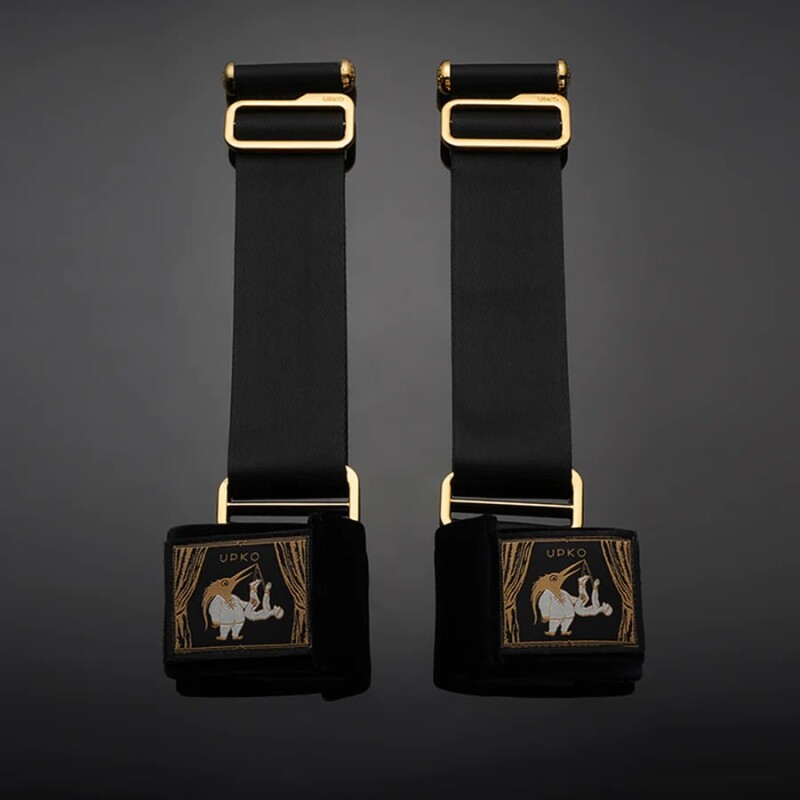 Фіксатори на двері UPKO Over the Door Hand Restraints для фіксації зап'ясть, чорного кольору - Зображення 1