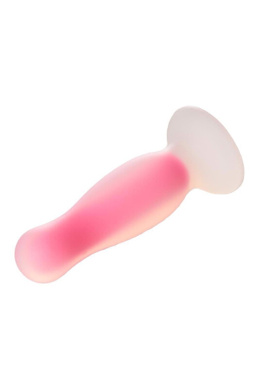 Анальна пробка Dream Toys Radiant світиться в темряві, рожева, 14.5 х 3.5 см - Зображення 2
