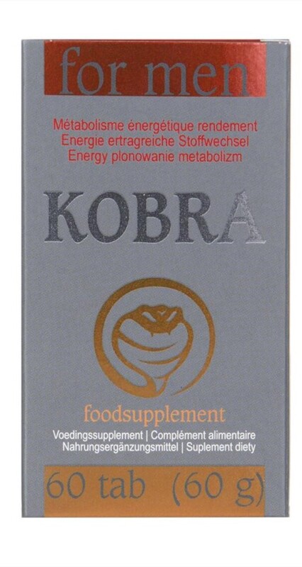 Біологічно активна добавка для зміцнення ерекції Cobeco Kobra, 60 таблеток - Изображение 1