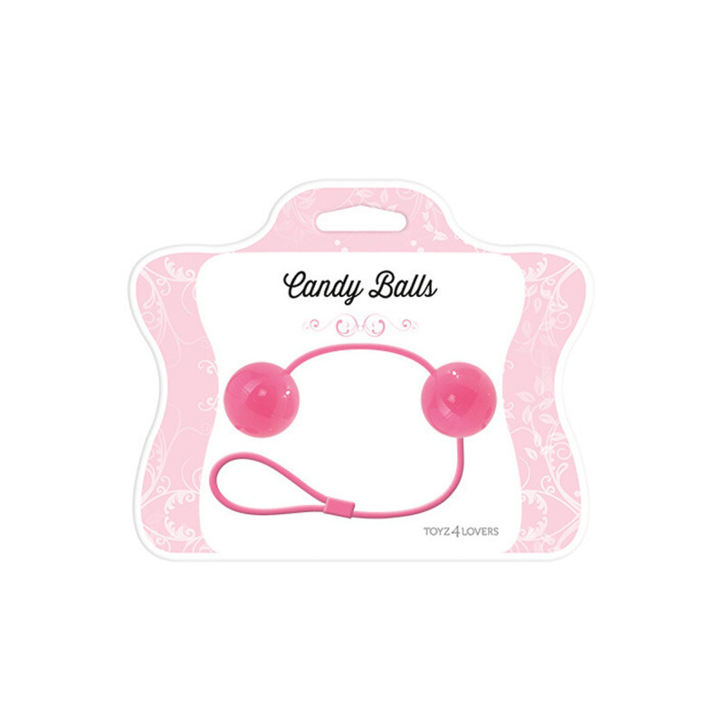 Вагінальні кульки Toyz4Lovers Candy Balls, рожеві, 59 грам - Зображення 1