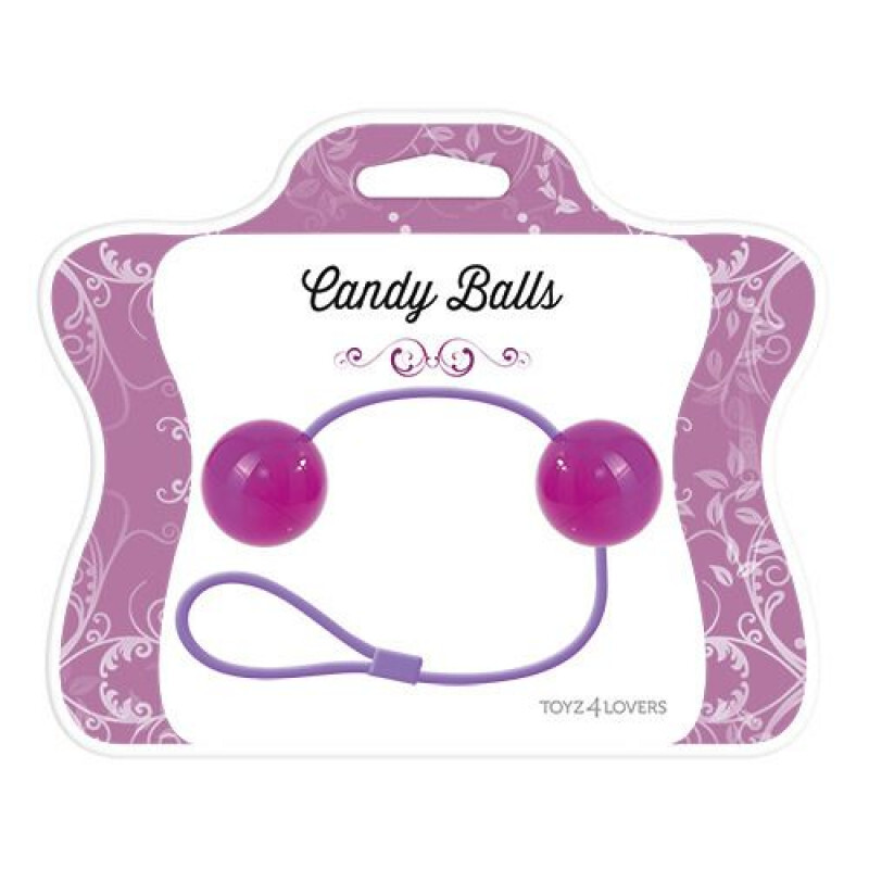 Вагінальні кульки Toyz4Lovers Candy Balls, фіолетові, 59 грам - Зображення 1