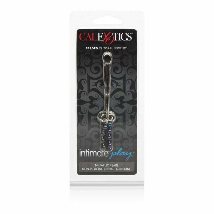 Затискачі для статевих губ з намистинами Beaded Clitoral Jewelry, сріблястий - Изображение 1