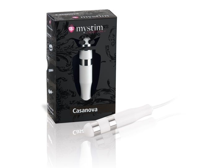 Універсальний ділдо Mystim Casanova Unisex Dildo для електростимуляції, 10 х 2 см - Зображення 3
