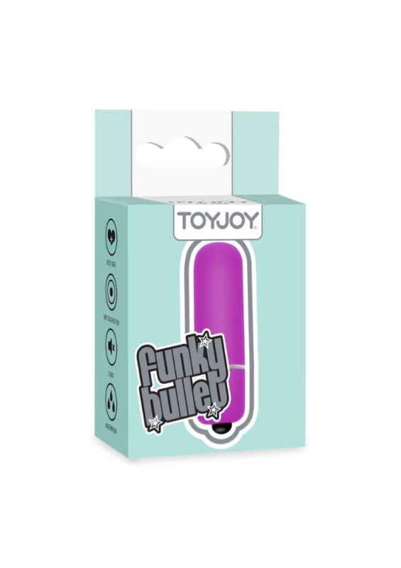 Віброкуля Funky Bullet фіолетова, 5.5 х 1.5 см - Зображення 1