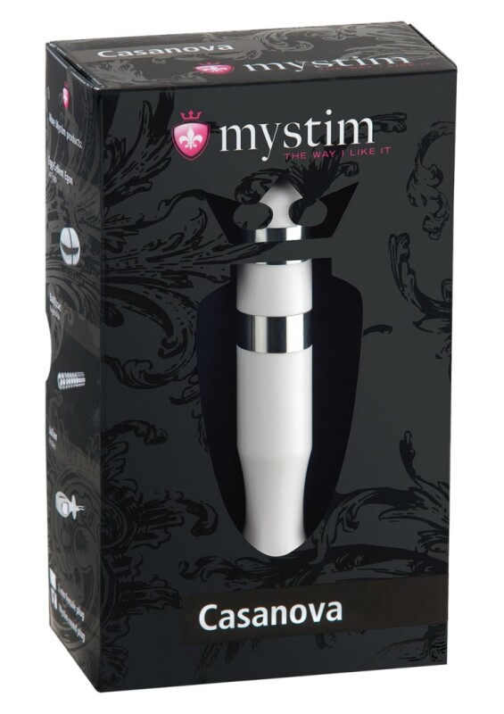 Універсальний ділдо Mystim Casanova Unisex Dildo для електростимуляції, 10 х 2 см