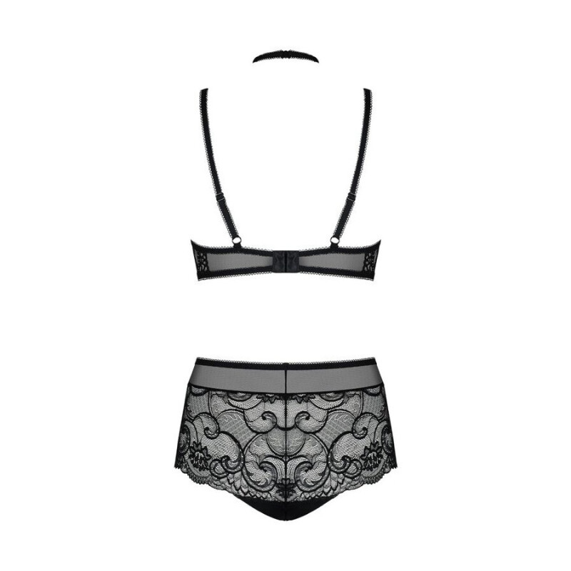 Чарівний комплект Obsessive Elizenes чорний, L/XL - Зображення 3