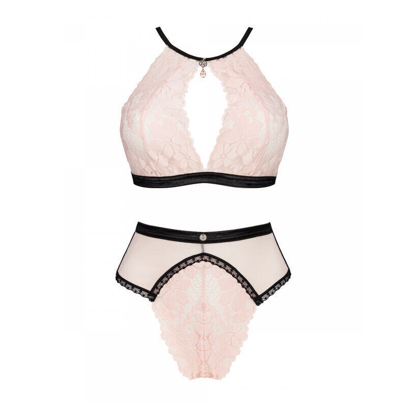 Комплект сексуальний S/M Lilines Obsessive, рожевий - Изображение 2