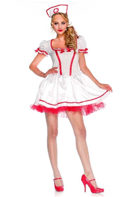 Костюм медсестри для рольової гри Leg Avenue Naughty Nurse Costume, розмір S - Зображення 6