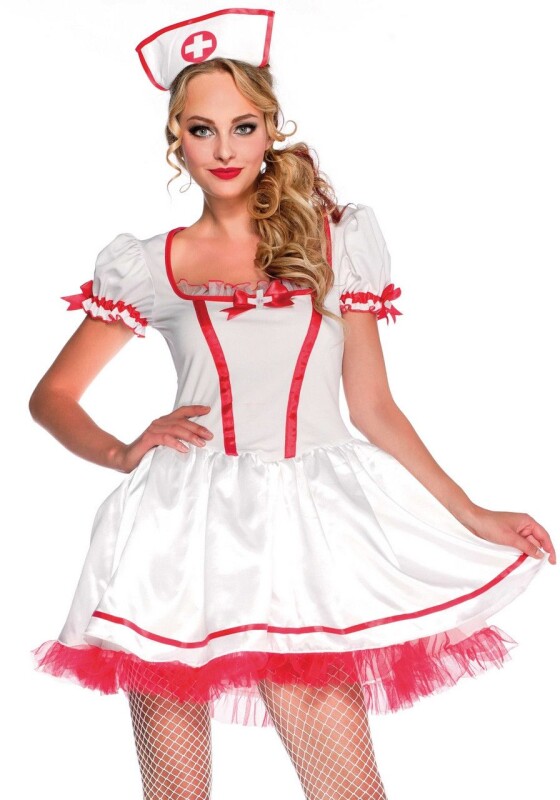Костюм медсестри для рольової гри Leg Avenue Naughty Nurse Costume, розмір S - Зображення 5