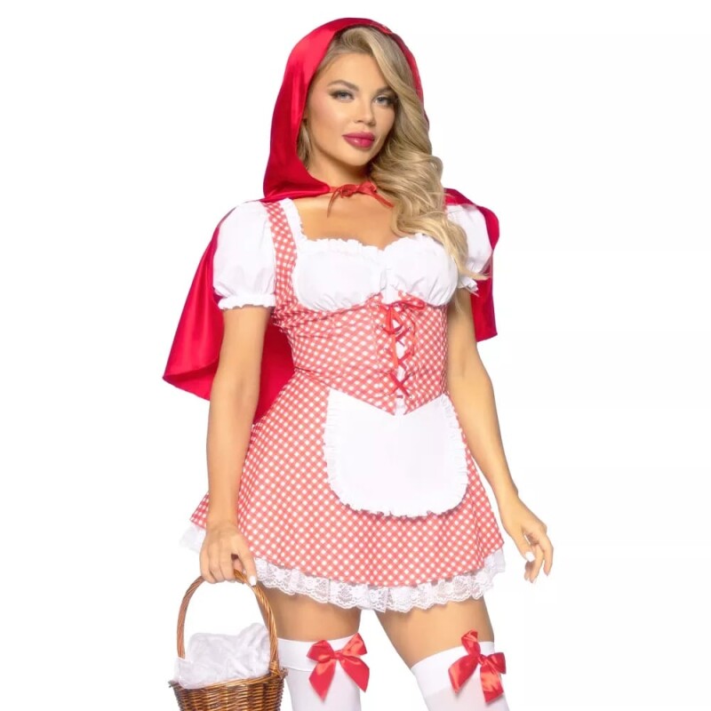 Рольовий костюм Червоної Шапочки Fairytale Miss Red від Leg Avenue, L