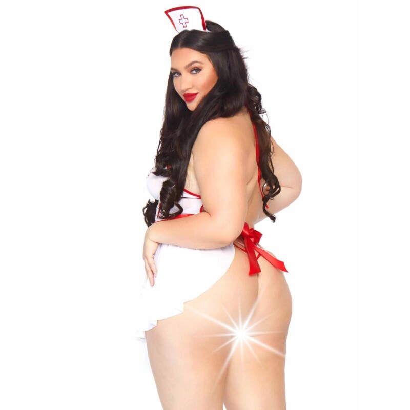 Костюм медсестри Leg Avenue Nightshift Nurse, 3 предмети, розмір XL/XXL - Изображение 2
