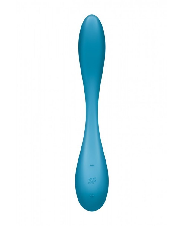 Вібратор для точки G, гнучкий Satisfyer G-Spot Flex 5 з додатком, блакитний, 19.6 х 3.4 см - Зображення 3