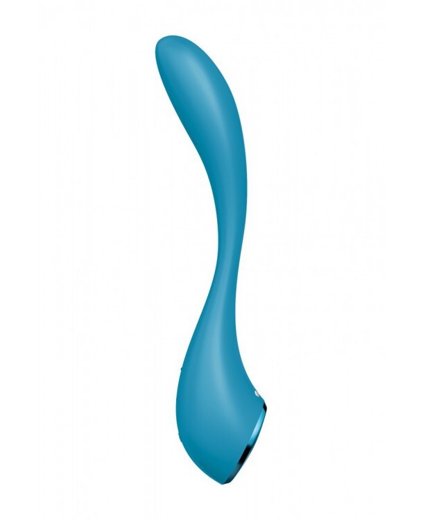 Вібратор для точки G, гнучкий Satisfyer G-Spot Flex 5 з додатком, блакитний, 19.6 х 3.4 см - Зображення 2