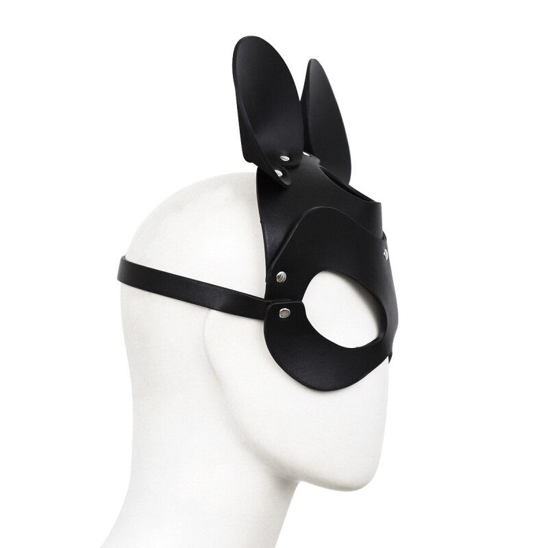 Маска БДСМ IDEA SM Міккі Маус, чорна, One Size - Зображення 2