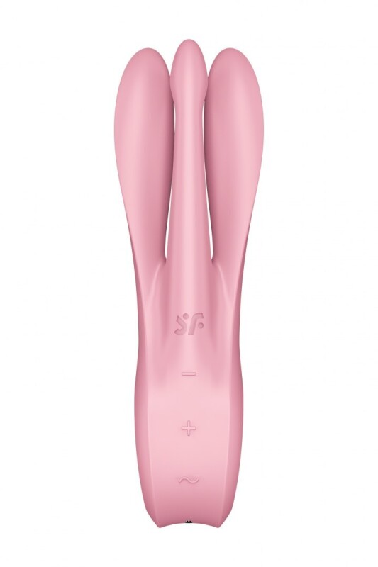 Вібратор для клітора Satisfyer Threesome 1 гнучкий, рожевий, 14 х 3.7 см - Изображение 2