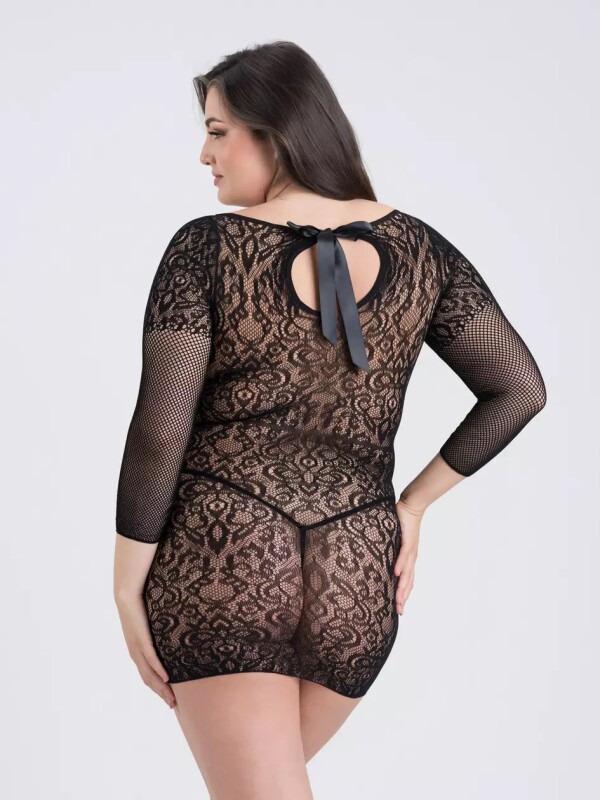 Сукня сексуальна мереживна Plus Size Fifty Shades of Grey, чорна - Зображення 1