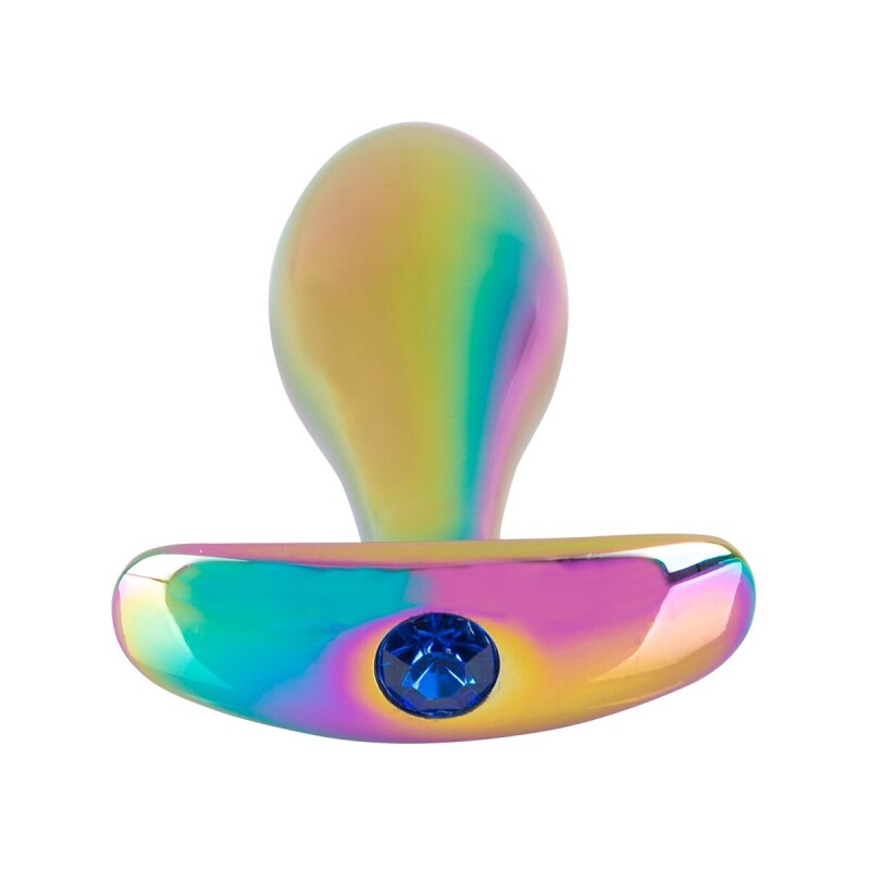 Набір Анальних пробок Anos Metal Butt Plug Set Rainb 2 шт. - Зображення 5
