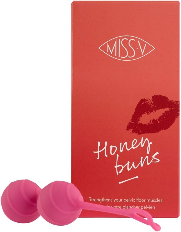 Вагінальні кульки Honeybuns Passion силіконові, рожеві, 15 х 3 см