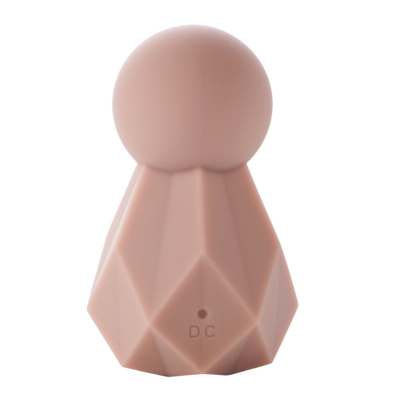 Вібратор для клітора Sweet Em Crystal у формі кристала з гранями, рожевий, 8 х 4.8 см - Изображение 1