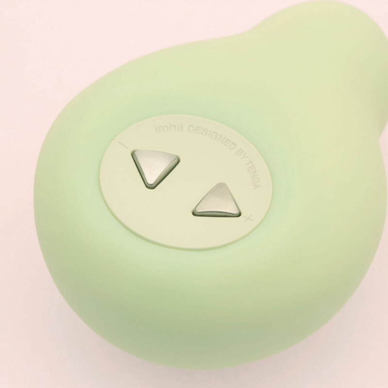 Вібратор для клітора Iroha Midori Tenga, медичний силікон, м'якість зефіру, зелений - Изображение 2