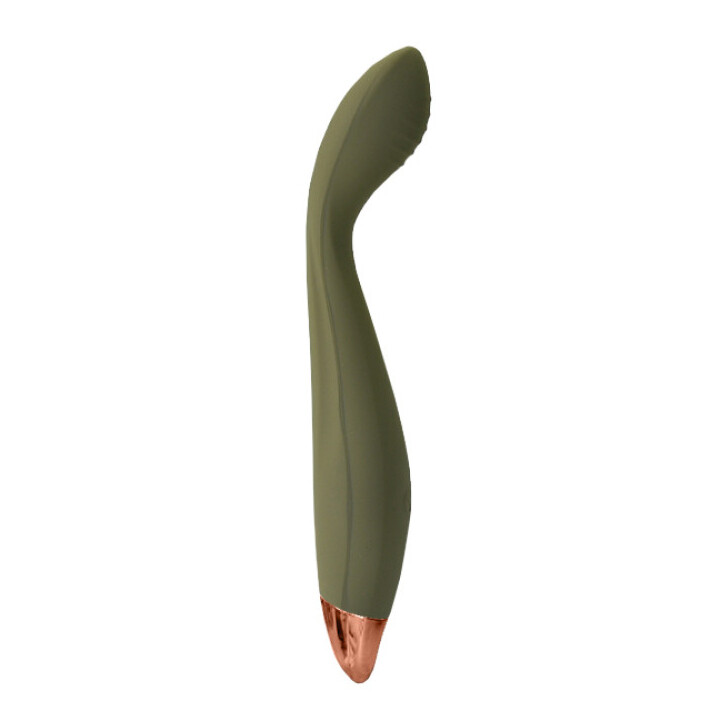Вібратор для точки G Sweet Em Vibrating Stick зелений, 18.5 х 3 см - Изображение 1
