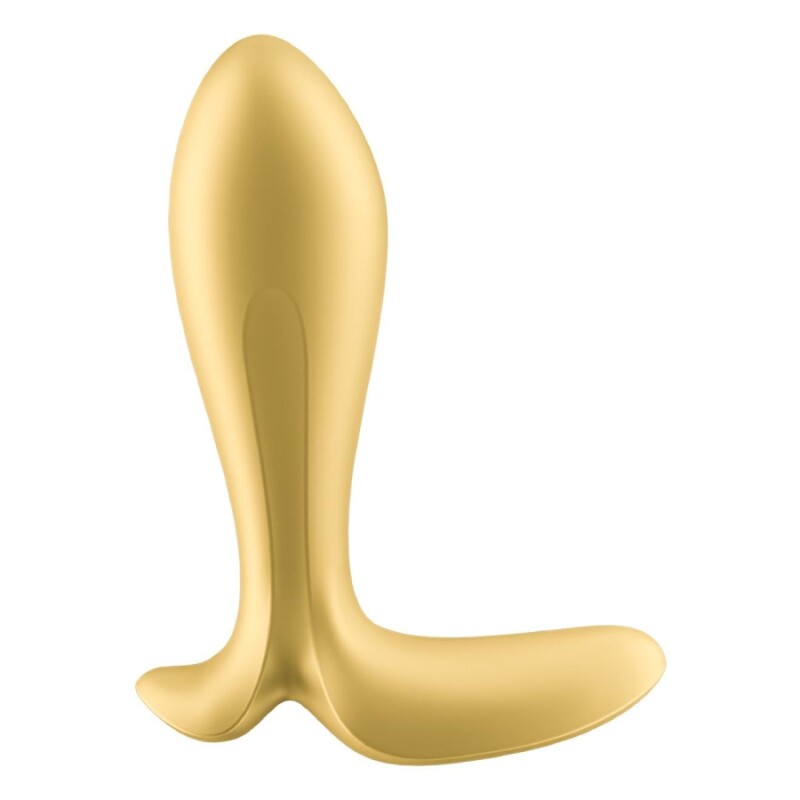 Анальний вібратор Satisfyer Intensity з додатком, жовтий, 11.3 х 3.7 см - Зображення 4