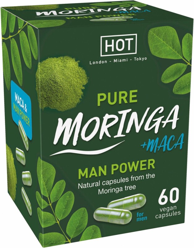 Капсули для посилення потенції HOT Premium Moringa чоловічі, 60 шт - Зображення 1