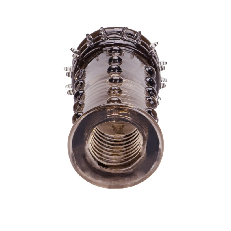 Насадка на пеніс рельєфна Adonis Extension збільшення +2 см, 16 см х 3.7 см - Изображение 7