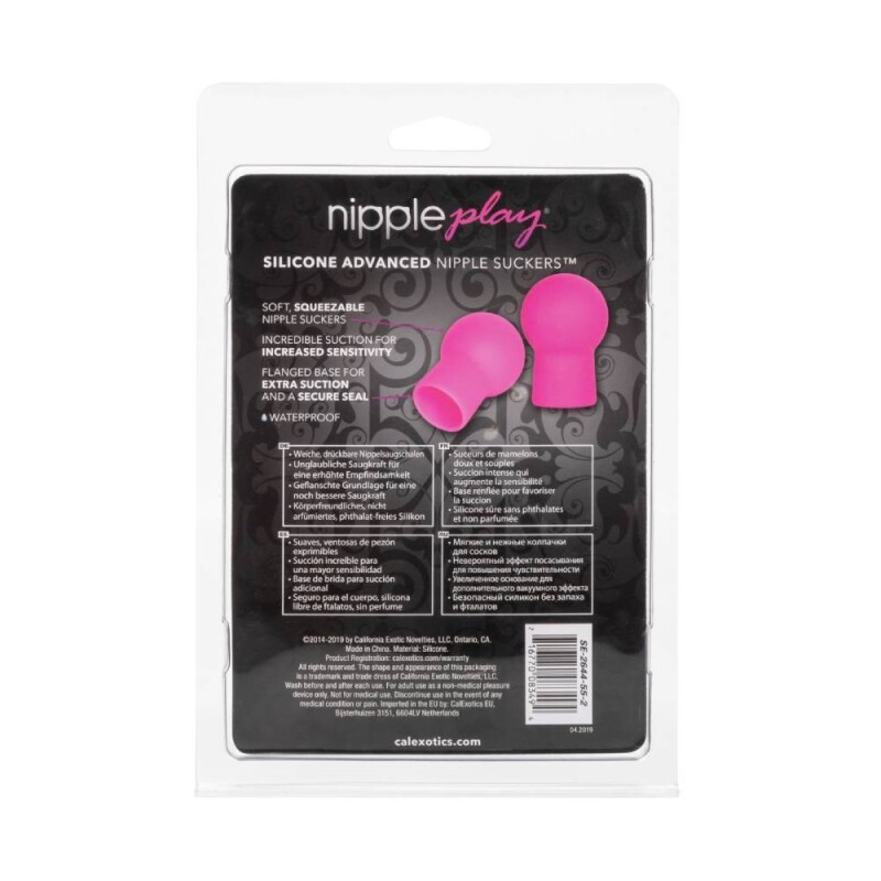Вакуумні помпи для сосків California Exotic Novelties рожеві, 5.7 х 3.8 см - Изображение 6