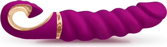 Вібратор рельєфний Gjack Mini Gvibe фуксія, 19 х 3.5 см - Зображення 2