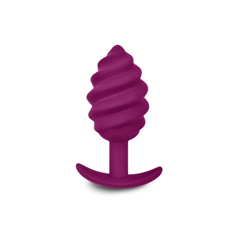 Анальна пробка рельєфна Gvibe Gplug Twist 2 фуксія, 10.5 х 3.9 см - Изображение 1
