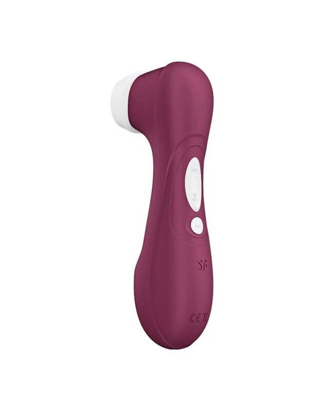 Вакуумний стимулятор клітора Satisfyer Pro 2 з вібрацією та додатком, бордовий, 16.4 х 6.5 см - Изображение 2