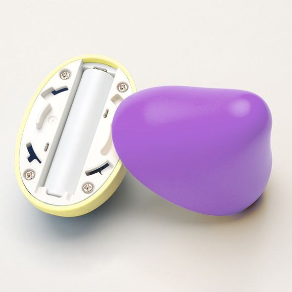 Вібратор для клітора Tenga Iroha Mini, фіолетово-жовтий, 5.2 х 3.4 см - Зображення 3