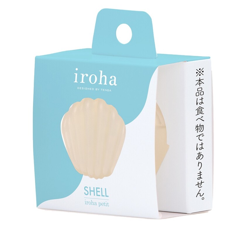 Масажер для клітора рельєфний Iroha Petit Shell, желейний, білий, 5.3 х 3.5 см - Изображение 7