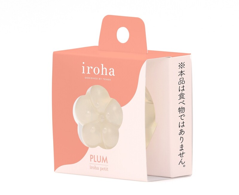 Масажер для клітора рельєфний Iroha Petit Plum, желейний, білий, 5.3 х 3.5 см - Зображення 6