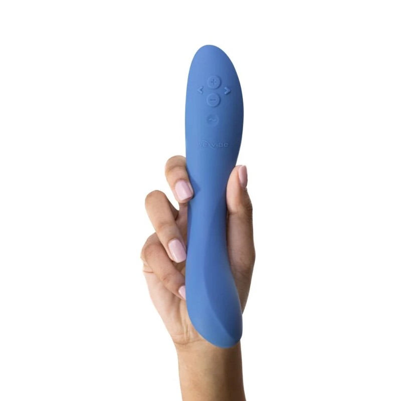 Вібратор для точки G Rave 2 We-Vibe, силіконовий, синій, 19.3 х 3 см - Зображення 8