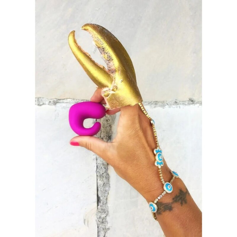Вібратор для клітора і пульт Gvibe Gring XL Sweet Raspberry на пальці, фуксія, 5 х 3.7 см - Изображение 5