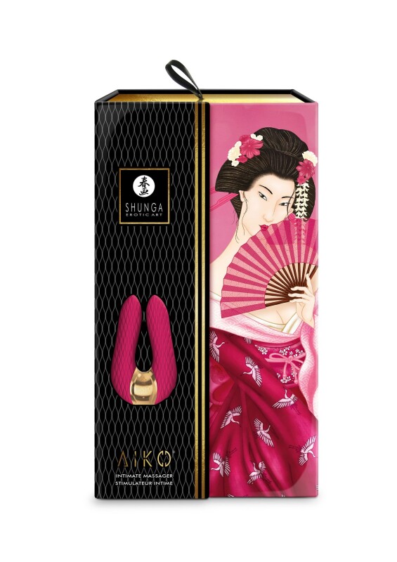 Кліторальний вібратор Shunga Aiko рожевого кольору, 10.5 см х 6.5 см - Изображение 7