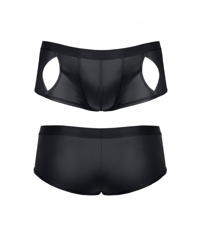 Еротичні чоловічі труси з прорізами, XL, Boxer Wetlook Regnes Fetish Planet чорні - Изображение 3