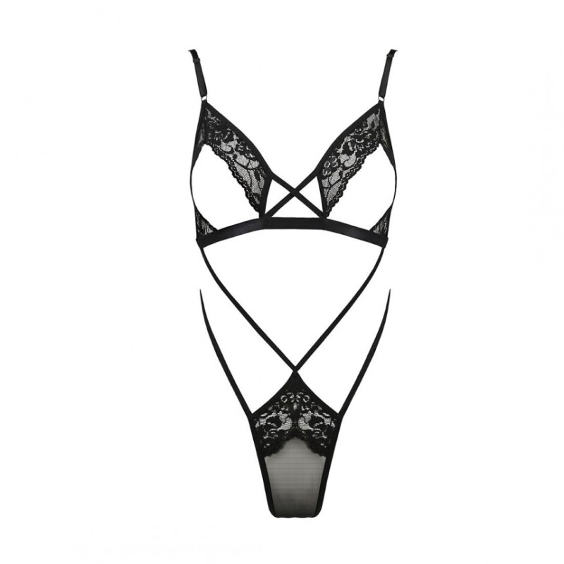 Боді Passion Diabolina, чорне, S/M - Зображення 2