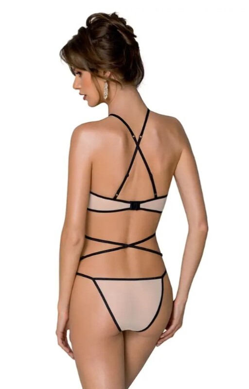 Комплект Passion Chika, бежевий, S/M - Зображення 1